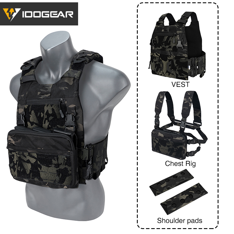 CKS TACTICAL Vest Plate Carrier With Quick Release Fit 25x30cm Ballistic  Plate - CKS Tactical