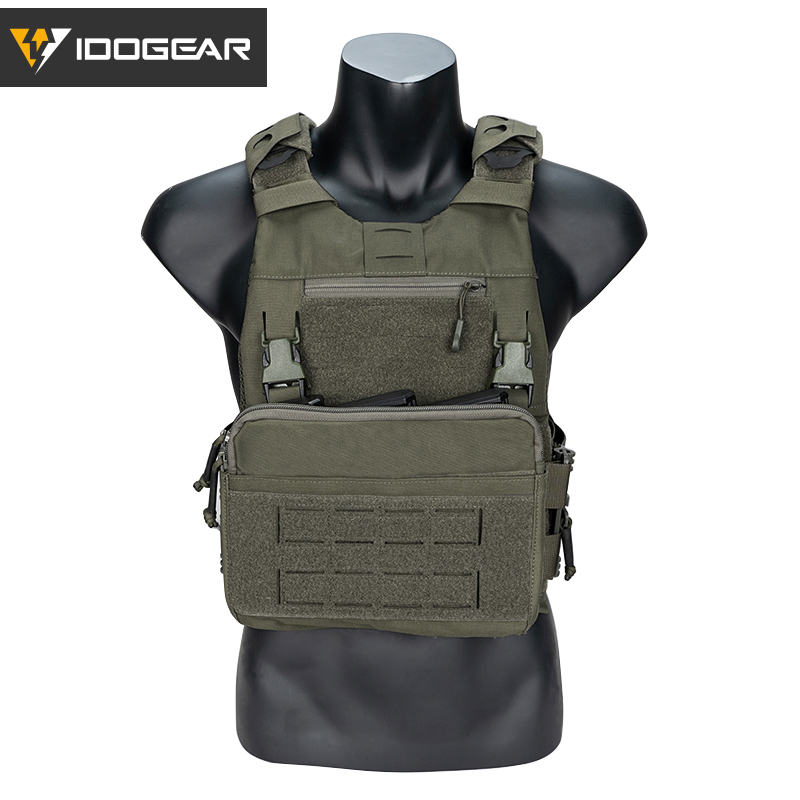 IDOGEAR Tactical FCSK 3.0EX Plate Carrier MOLLE Vest With inner Plates with KGR Chest Rig Shoulder Pads-IDOGEAR INDUSTRIAL