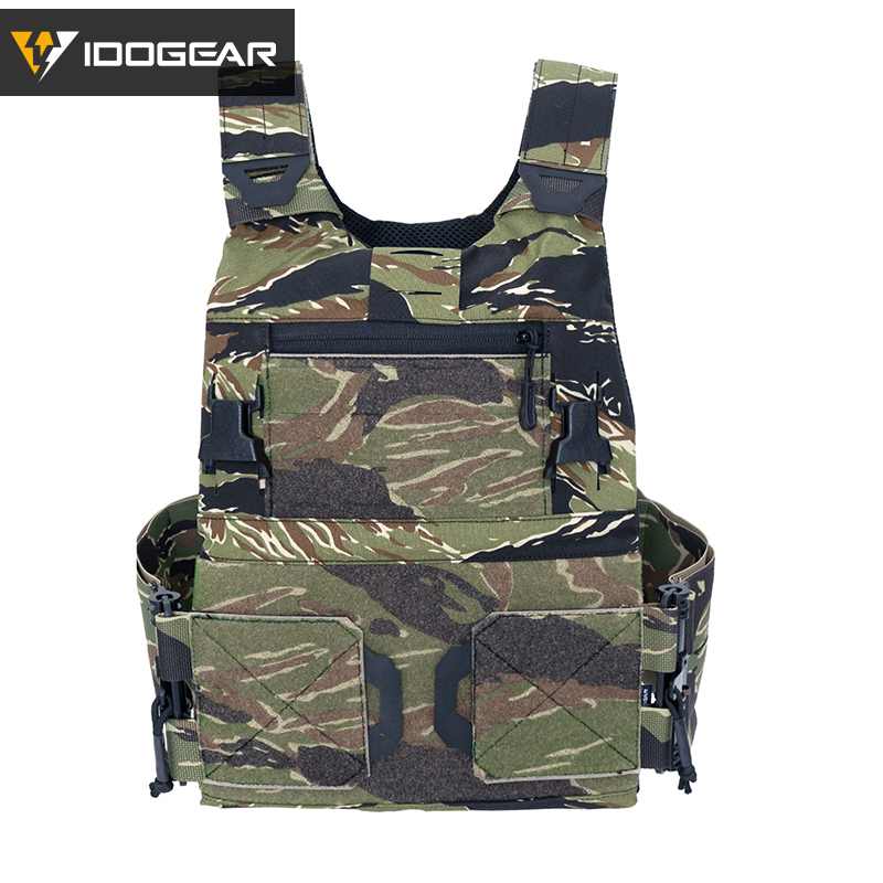IDOGEAR Tactical 3.0 FCSK Vest Quick Release With Elastic Sides for Airsoft Military 3320