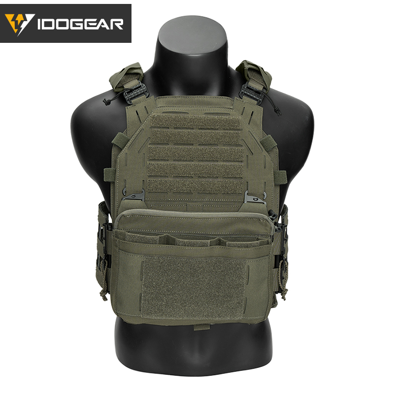 IDOGEAR Tactical G4 Vest with DOPE Pouch Set and Shoulder Cover 3323Set-Pack