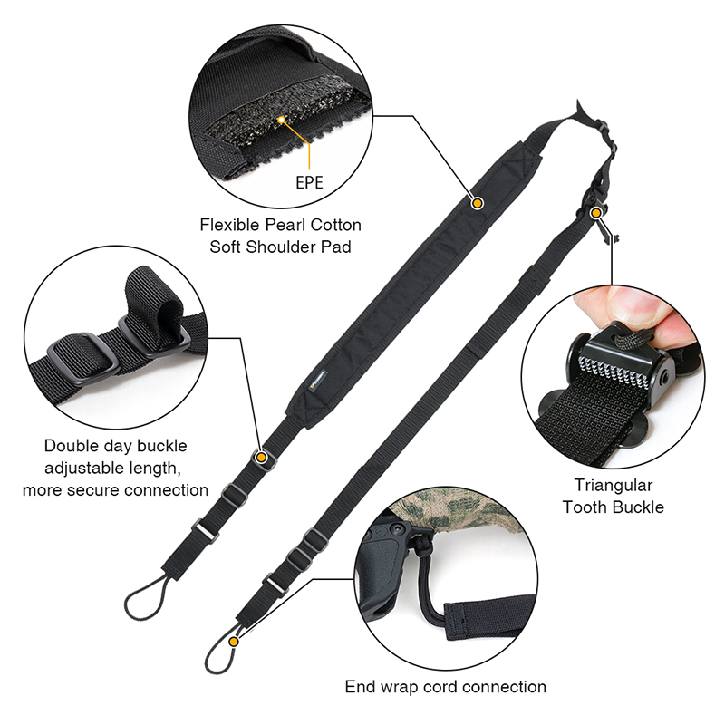 IDOGEAR Tactical Two Point Slings Multi-function Tactical Slings 3432