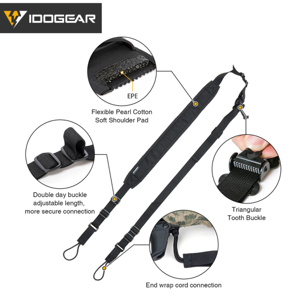 IDOGEAR Tactical Two Point Slings Multi-function Tactical Slings 3432
