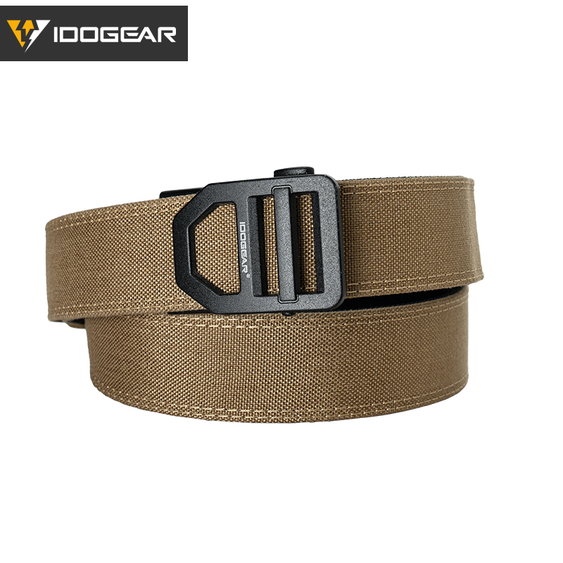 IDOGEAR 1.5" Inch Mens Tactical Belt EDC Nylon Ratchet Belt for Outdoor Sports 3434