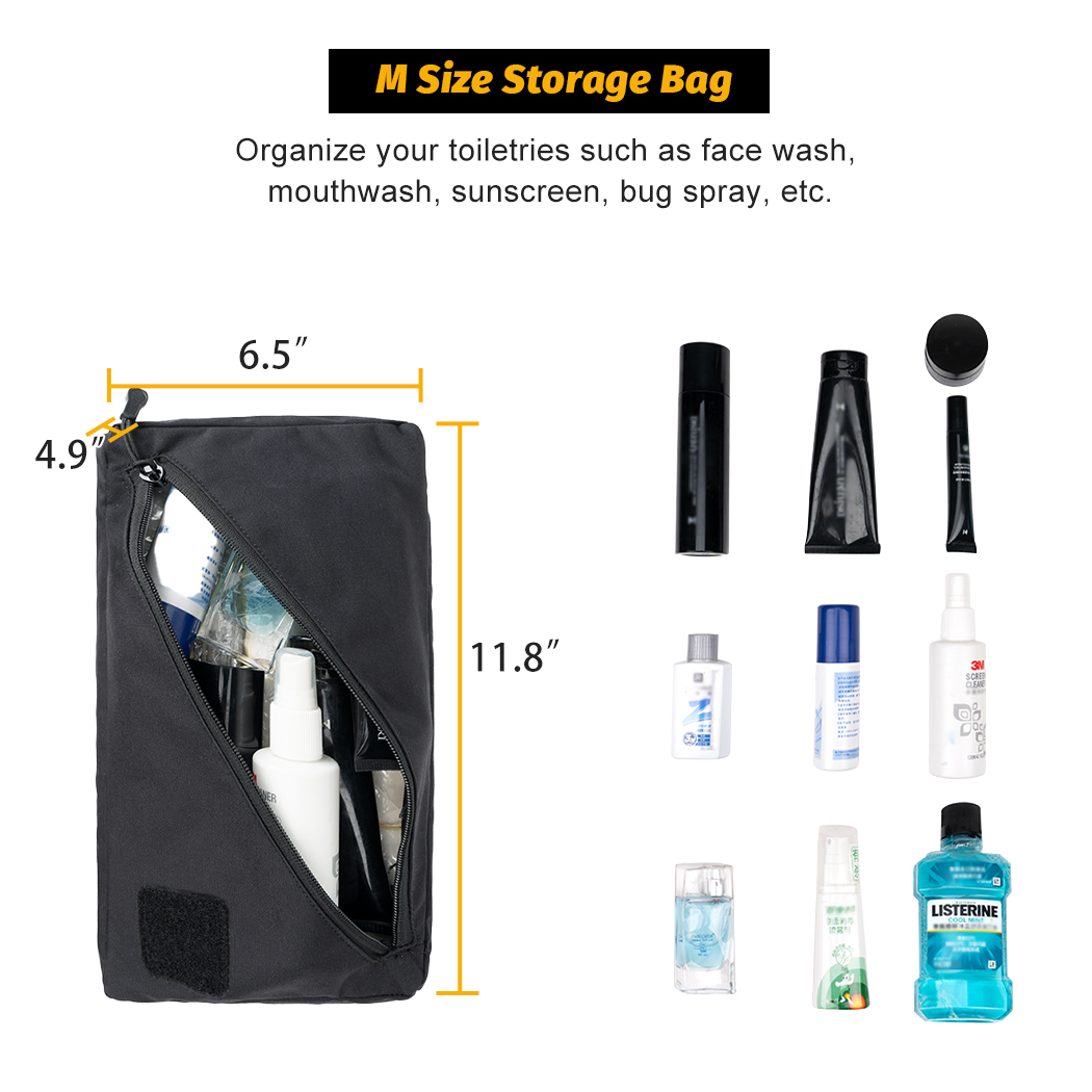 IDOGEAR Tactical Storage Bag Nylon 3PCS Packing Cubes Set 35101