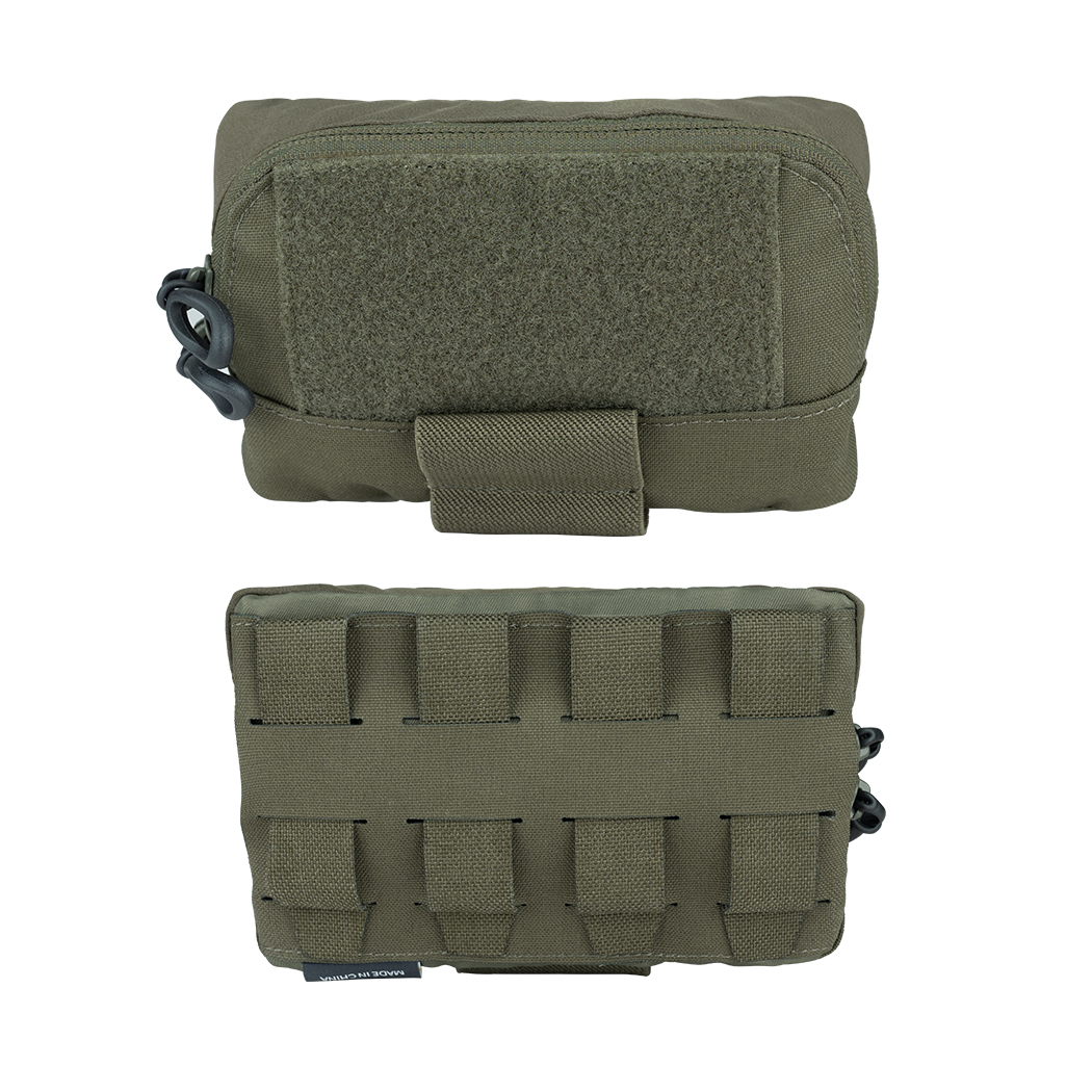 IDOGEAR Tactical Vest with Drop Pouch, Chest Pouch and Triple Mag Pouch Quick Release Laser Cut Combat Vest Set