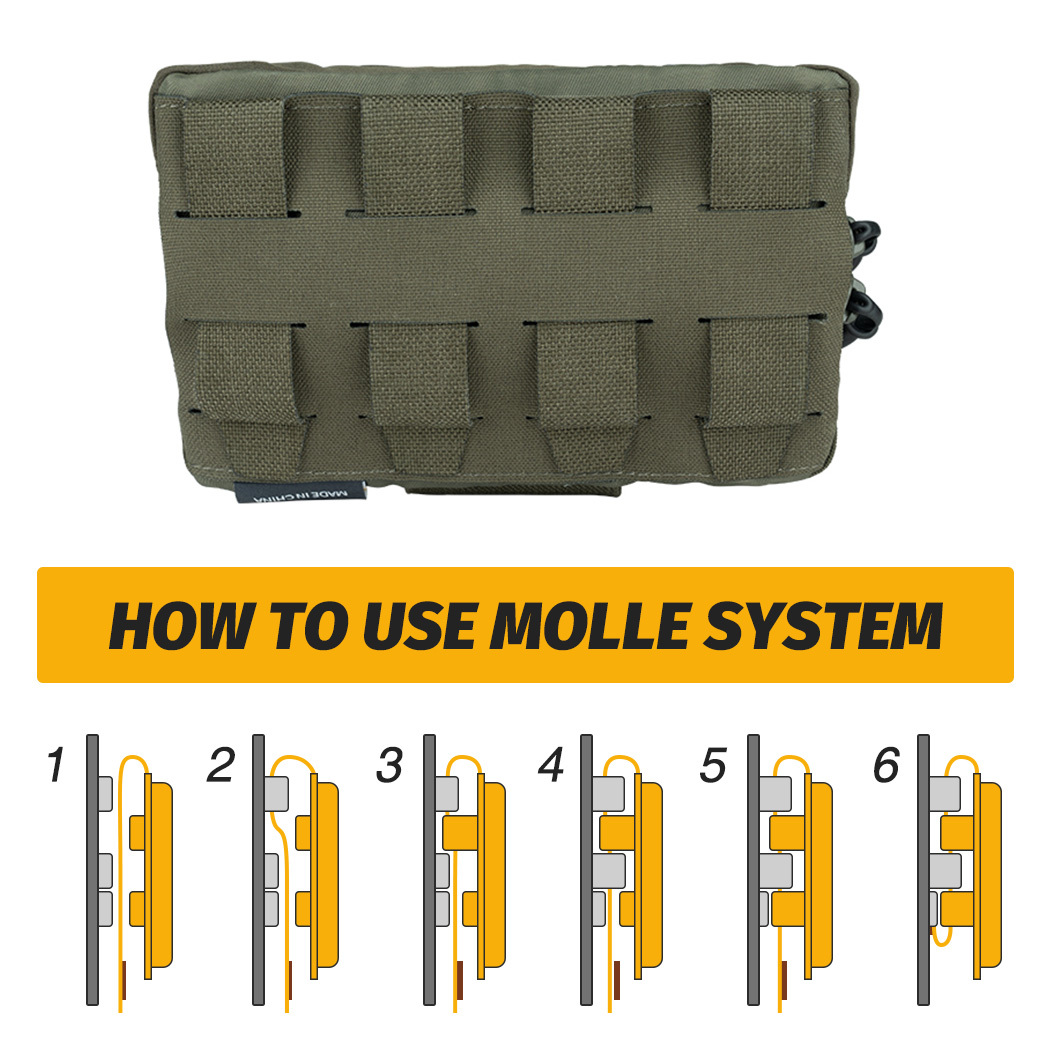 IDOGEAR Tactical Vest with Drop Pouch, Chest Pouch and Triple Mag Pouch Quick Release Laser Cut Combat Vest Set