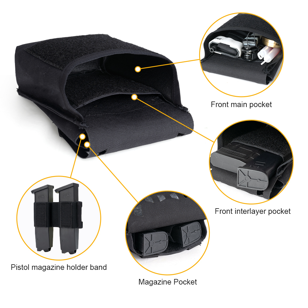 IDOGEAR Tactical Sundries Pouch SS STYLE JSTA Tool Pouch With Back insert Mag Pouch MOLLE Multi-Function Pouch 35104