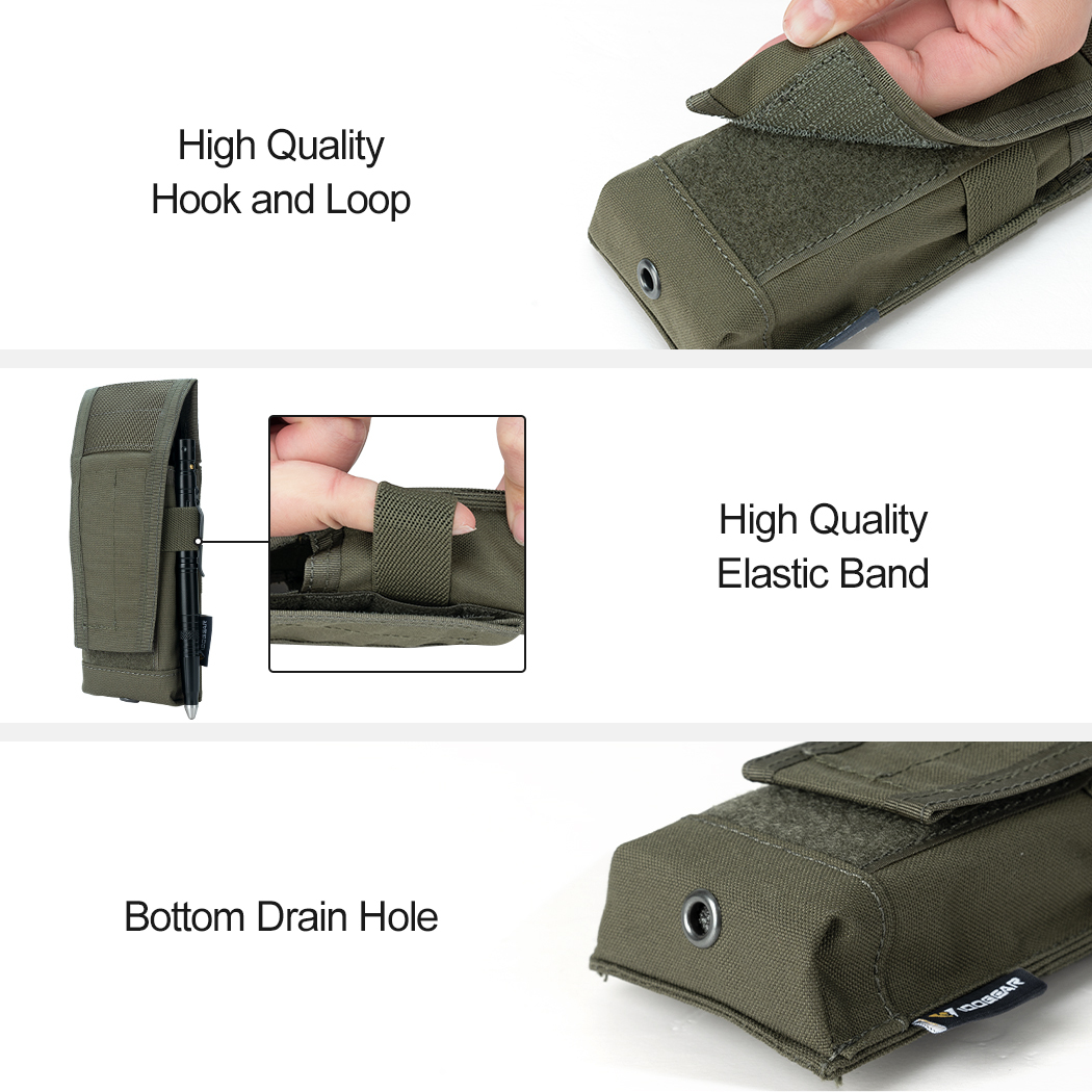 IDOGEAR Tactical 556 Single Mag Pouch Horizontal Pouch 35108