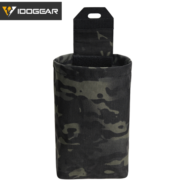 IDOGEAR Roll-Up Dump Pouch Foldable MOLLE Utility Storage Pouch for Outdoor Camping Hiking 35116