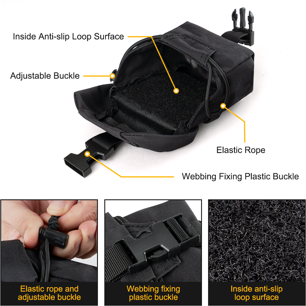 IDOGEAR Tactical Pouch Molle Munti-Functional Grenade Pouch Tool Pouch For Combat Belts Or Vests 35118