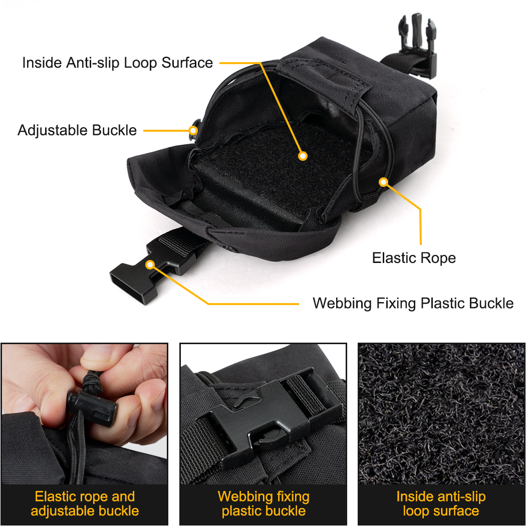 IDOGEAR Tactical Pouch Molle Munti-Functional Grenade Pouch Tool Pouch For Combat Belts Or Vests 35118