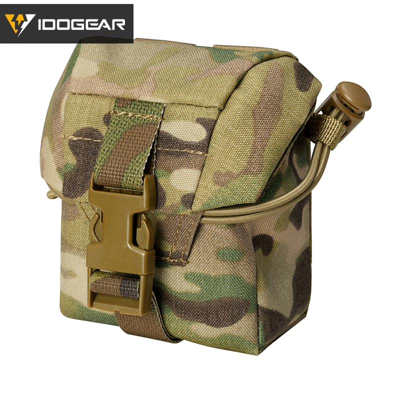 IDOGEAR Multi-Purpose Storage Pouch MOLLE Utility Carry Bag Quick Release for Outdoor Field Training 35118