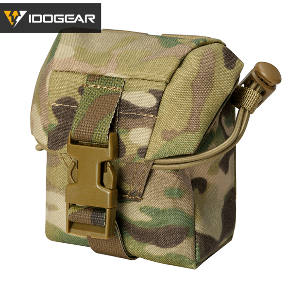 IDOGEAR Multi-Purpose Storage Pouch MOLLE Utility Carry Bag Quick Release for Outdoor Field Training 35118