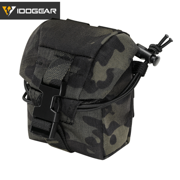 IDOGEAR Multi-Purpose Storage Pouch MOLLE Utility Carry Bag Quick Release for Outdoor Field Training 35118