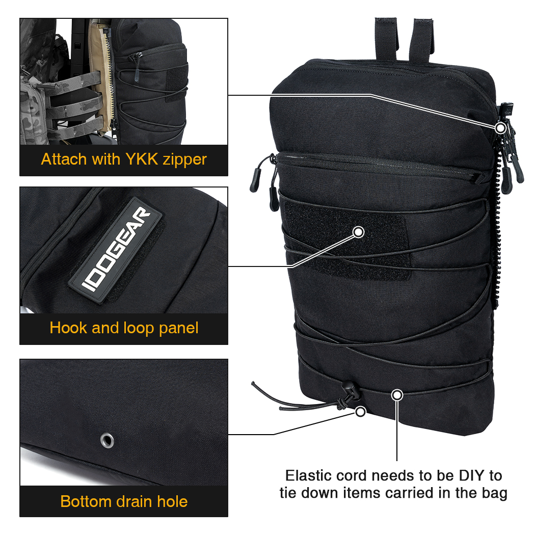 IDOGEAR Tactical 2L Hydration Pack Hydration Backpack Assault Water Bag Hunting 35121