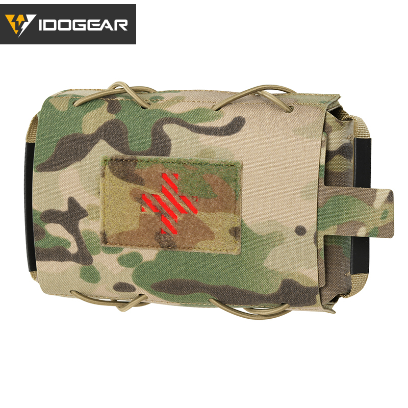 TOPTACPRO Medical Pouch Detachable Quick Release IFAK First Aid Kit Pouch MOLLE Emergency 35132