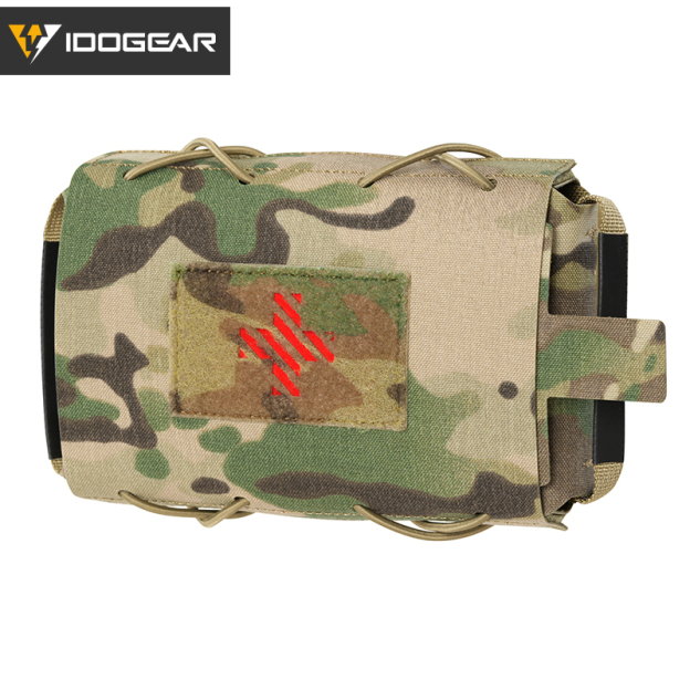 TOPTACPRO Medical Pouch Detachable Quick Release IFAK First Aid Kit Pouch MOLLE Emergency 35132