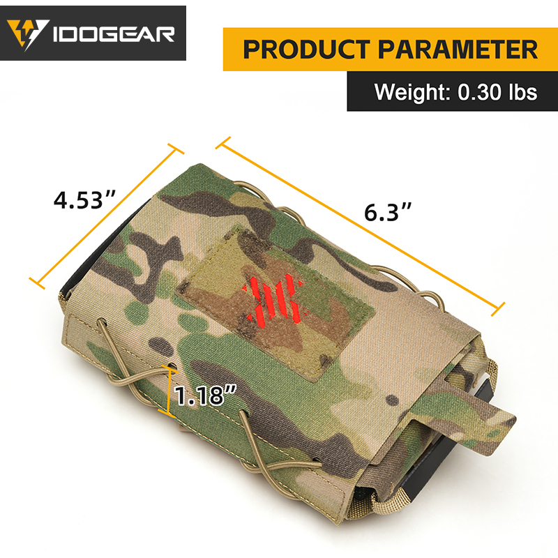 TOPTACPRO Medical Pouch Detachable Quick Release IFAK First Aid Kit Pouch MOLLE Emergency 35132