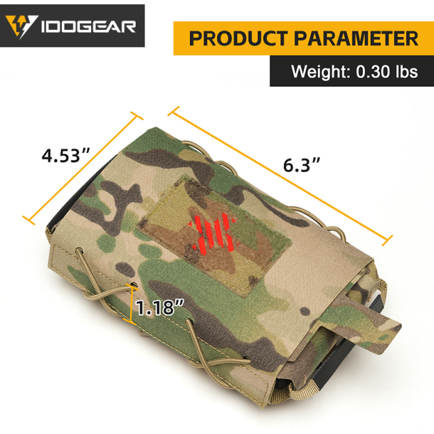 TOPTACPRO Medical Pouch Detachable Quick Release IFAK First Aid Kit Pouch MOLLE Emergency 35132