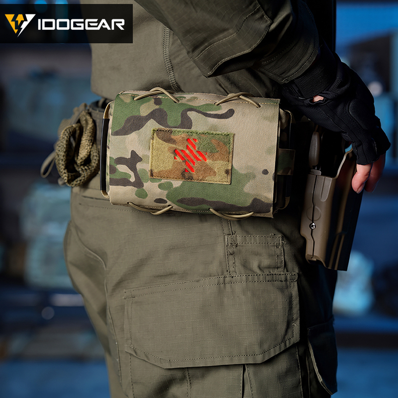 TOPTACPRO Medical Pouch Detachable Quick Release IFAK First Aid Kit Pouch MOLLE Emergency 35132