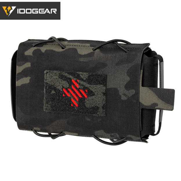 TOPTACPRO Medical Pouch Detachable Quick Release IFAK First Aid Kit Pouch MOLLE Emergency 35132