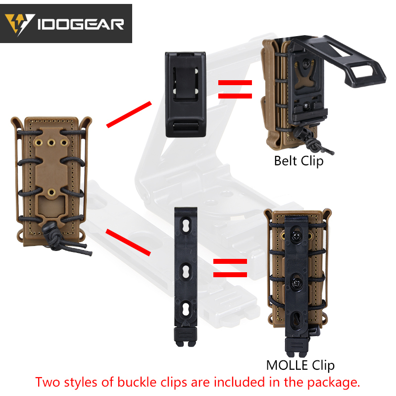 IDOGEAR 9mm Mag Pouch Magazine Pouch SoftShell Mag Carrier 45ACP 40S&W 3515