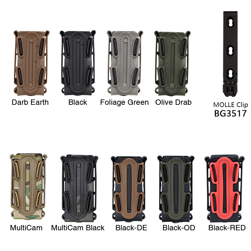 IDOGEAR 9mm Mag Pouch Magazine Pouch SoftShell Mag Carrier 45ACP 40S&W 3515