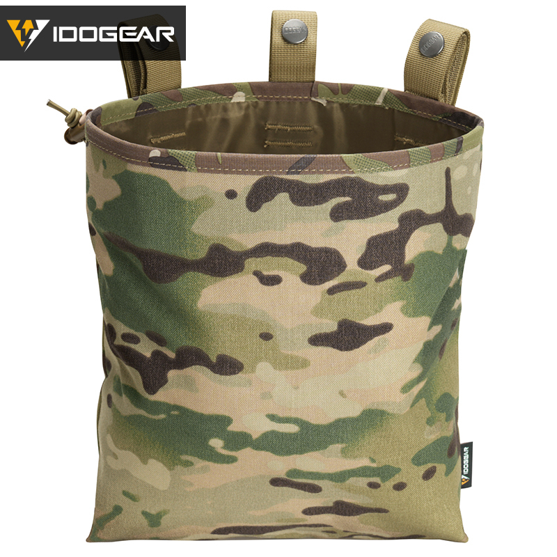 IDOGEAR MOLLE Dump Pouch Foldable Drawstring Storage Bag 3550