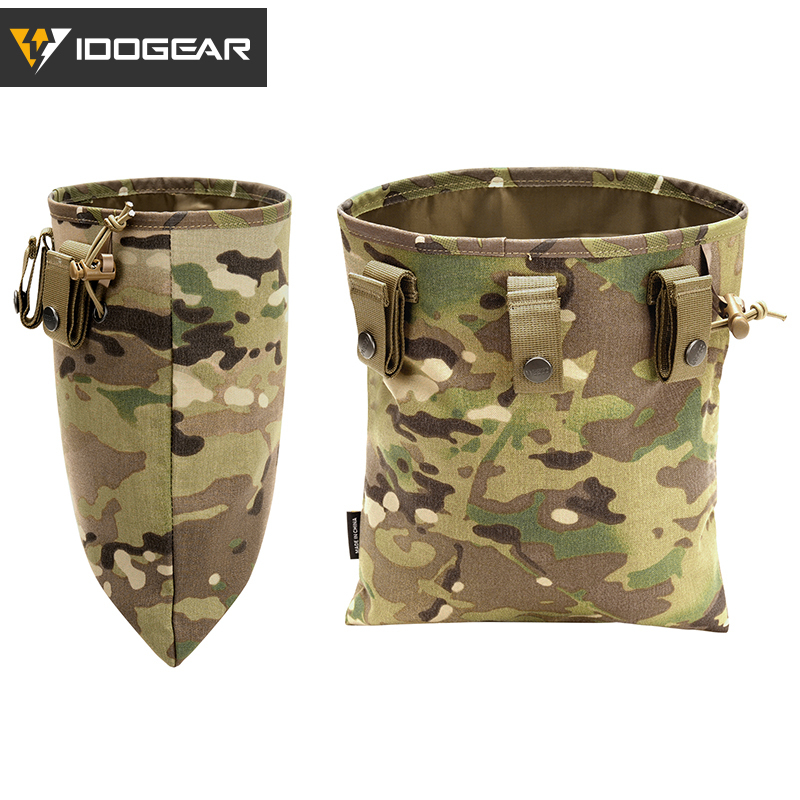 IDOGEAR MOLLE Dump Pouch Foldable Drawstring Storage Bag 3550