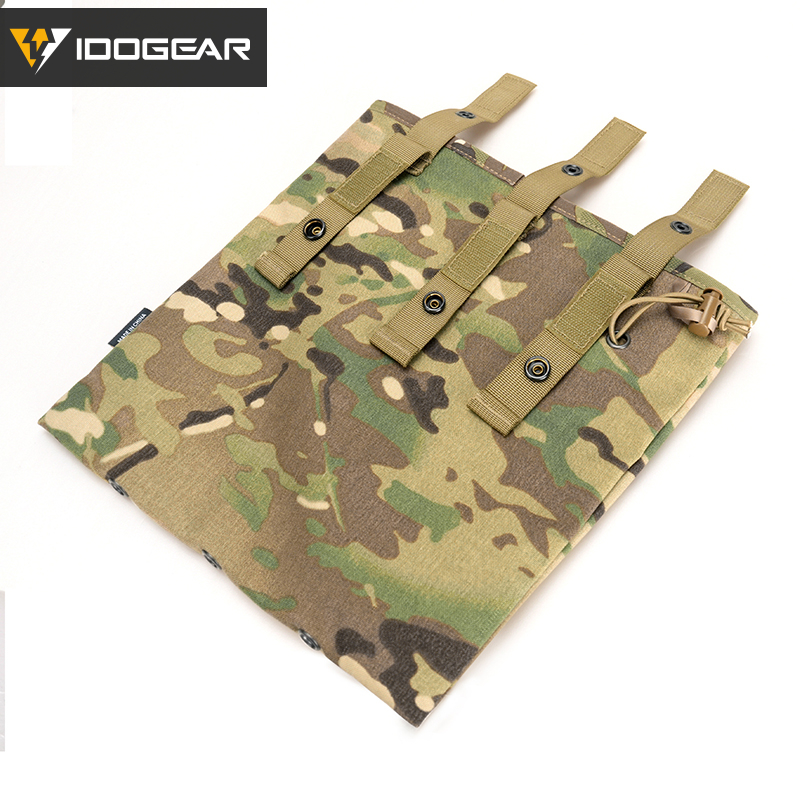 IDOGEAR MOLLE Dump Pouch Foldable Drawstring Storage Bag 3550