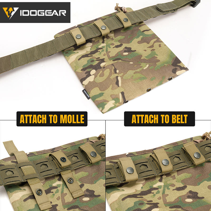IDOGEAR MOLLE Dump Pouch Foldable Drawstring Storage Bag 3550