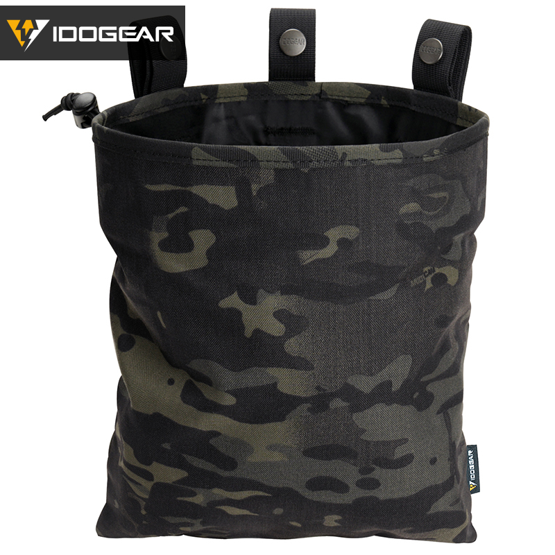 IDOGEAR MOLLE Dump Pouch Foldable Drawstring Storage Bag 3550