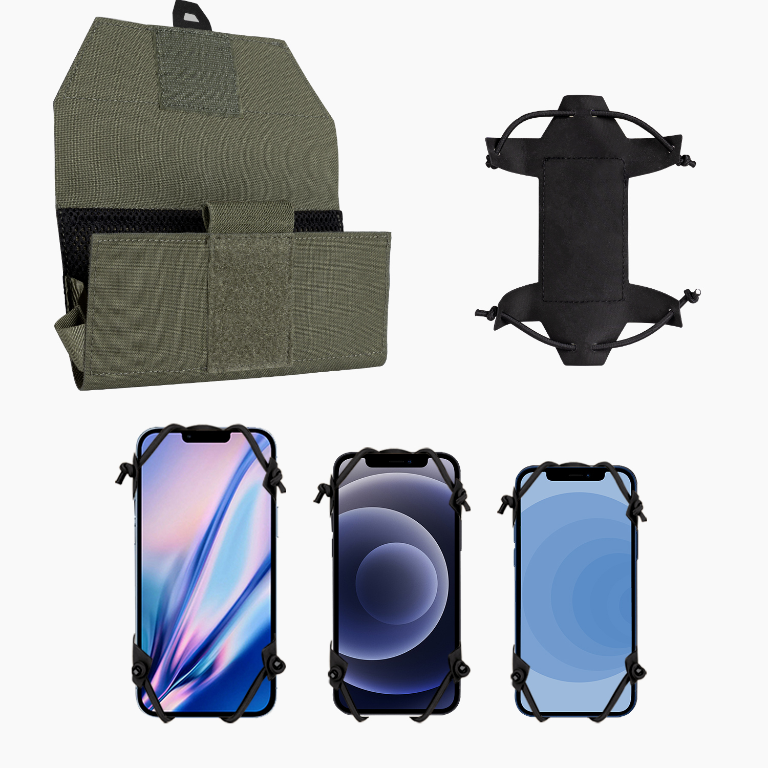 IDOGEAR Tactical Phone Pouch Universal MOLLE Phone Pouch Holder 3582