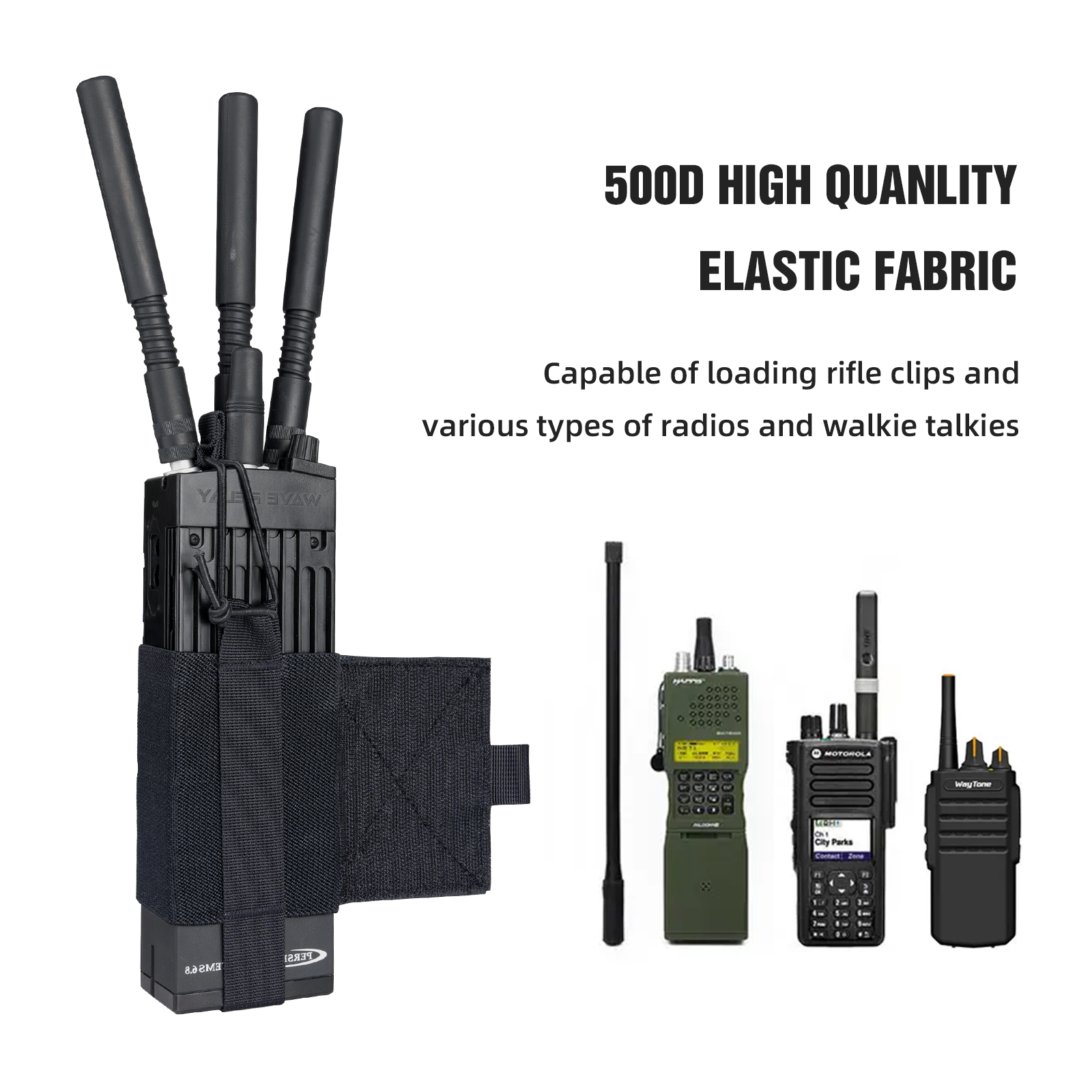IDOGEAR Outdoor 556/7.62 Radio Pouch For PRC148/152/MPU5 FCSK Set 3585