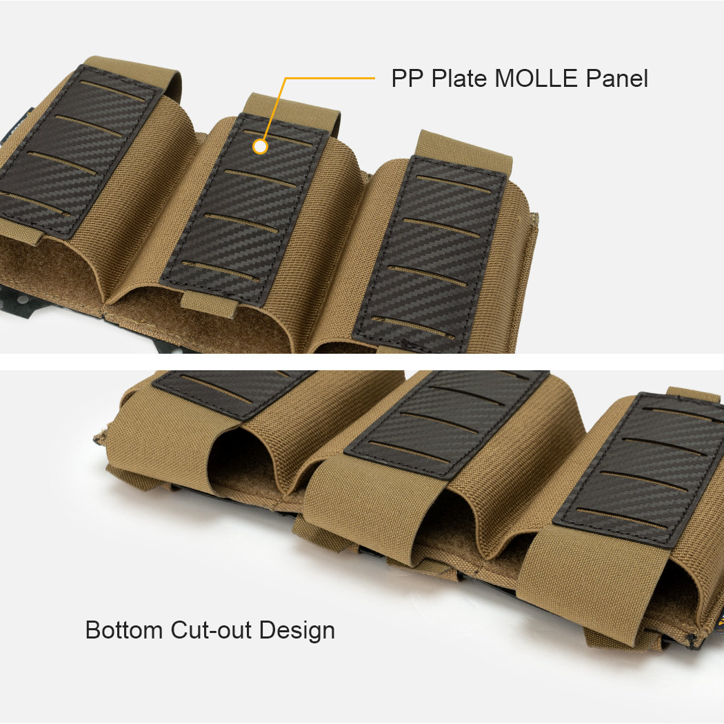IDOGEAR Tactical Vest Military Quick Release Laser Cut Combat Vest Set 3318