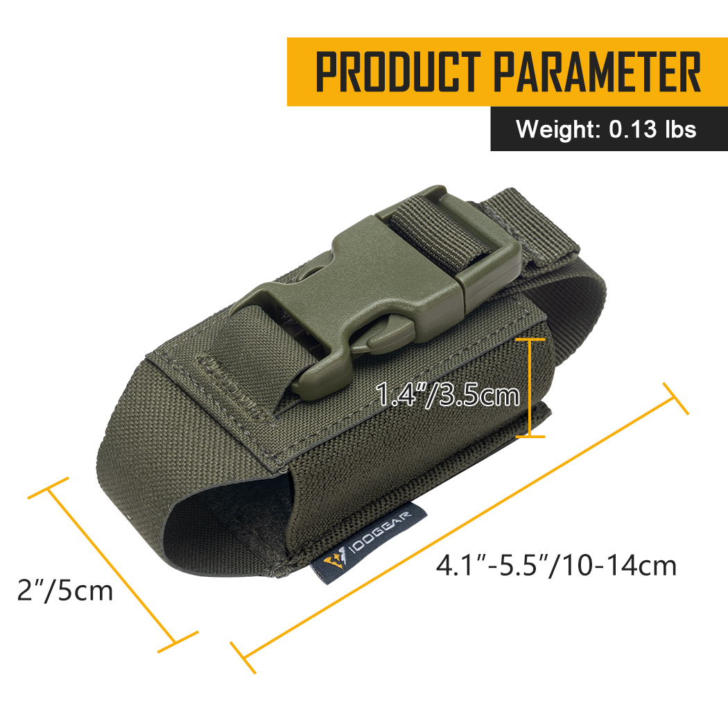 IDOGEAR Tactical MOLLE Single Tool Pouch Carrier Multi-Function 3593
