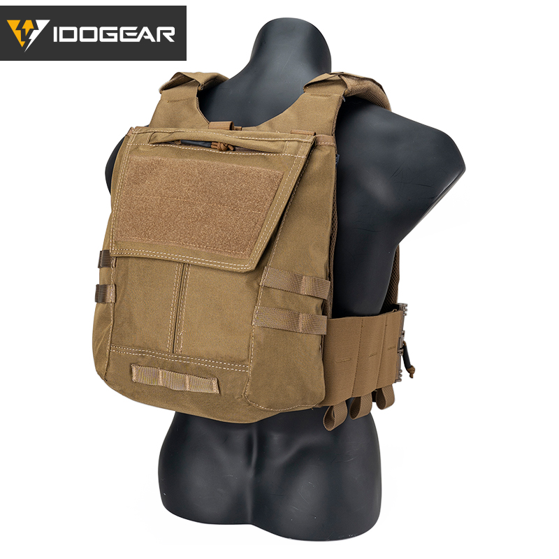 Tactical 3.0 FCSK Vest with 556 Triple Mag Pouch,Shoulder Cover,Tactical Zipper Adapter and Zip-on Panel Vest Set 3320-5Pack