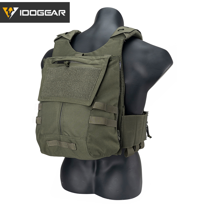 Tactical 3.0 FCSK Vest with 556 Triple Mag Pouch,Shoulder Cover,Tactical Zipper Adapter and Zip-on Panel Vest Set 3320-5Pack