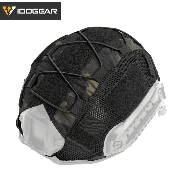 IDOGEAR Mesh Helmet Cover Skin with Elastic Cords Hook & Panels 3802