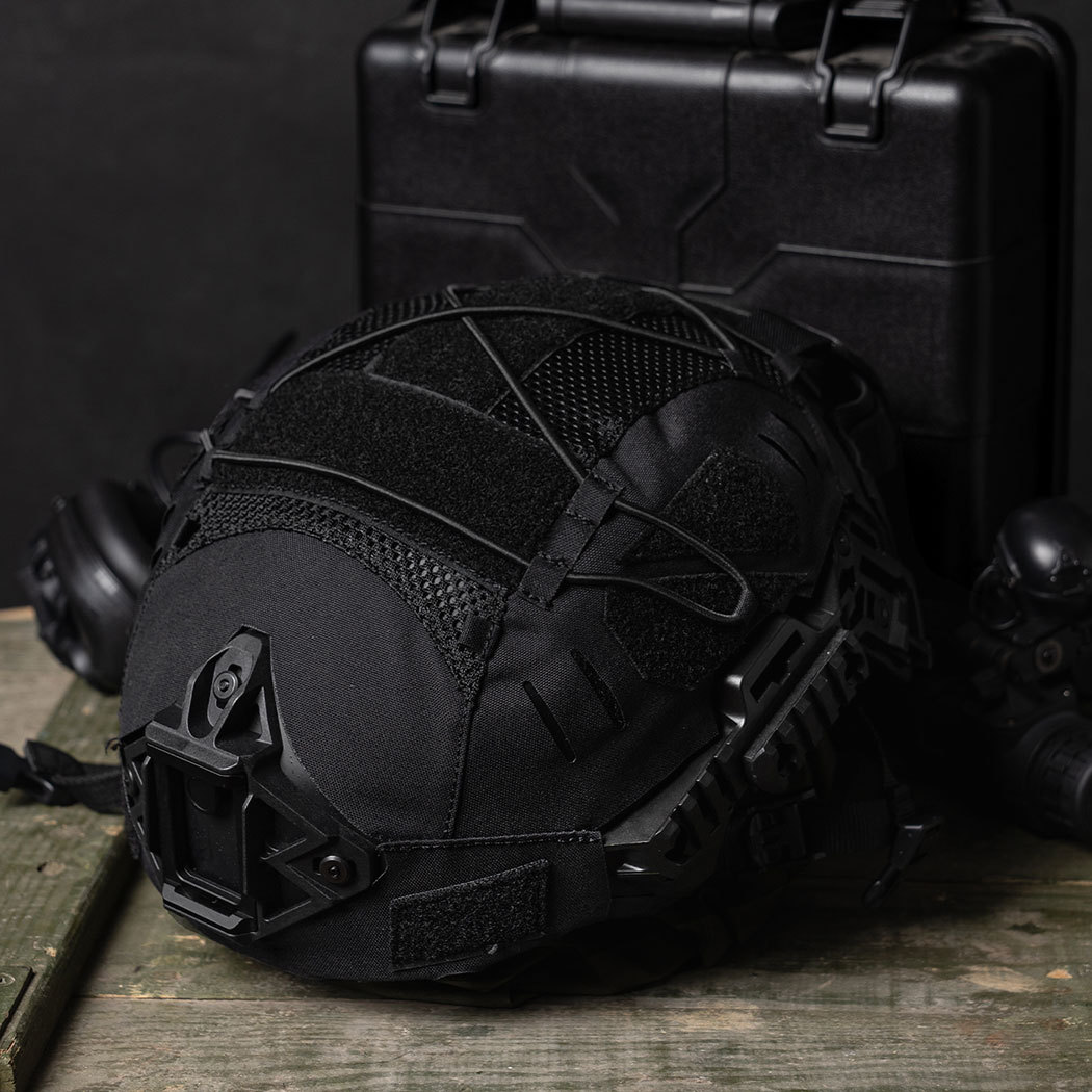 IDOGEAR Tactical Helmet Cover For Wendy Helmet with NVG Battery Pouch M/L Size High-quality 3814