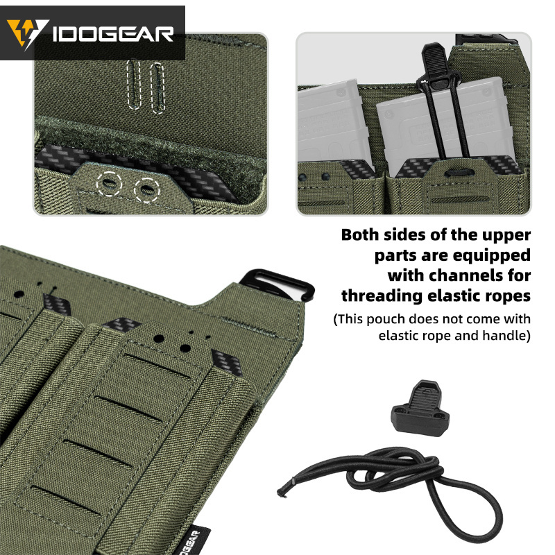 IDOGEAR Tactical 556 Triple Mag Pouch G-hook Buckle 35134