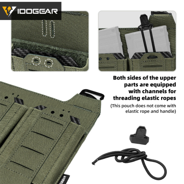 IDOGEAR Tactical 556 Triple Mag Pouch G-hook Buckle for Outdoor 35134