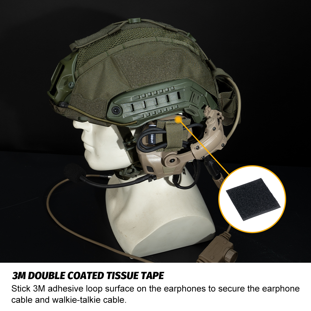 IDOGEAR Tactical Cable Storage Sticker Headset Wire Harness Cable Organizer 3953