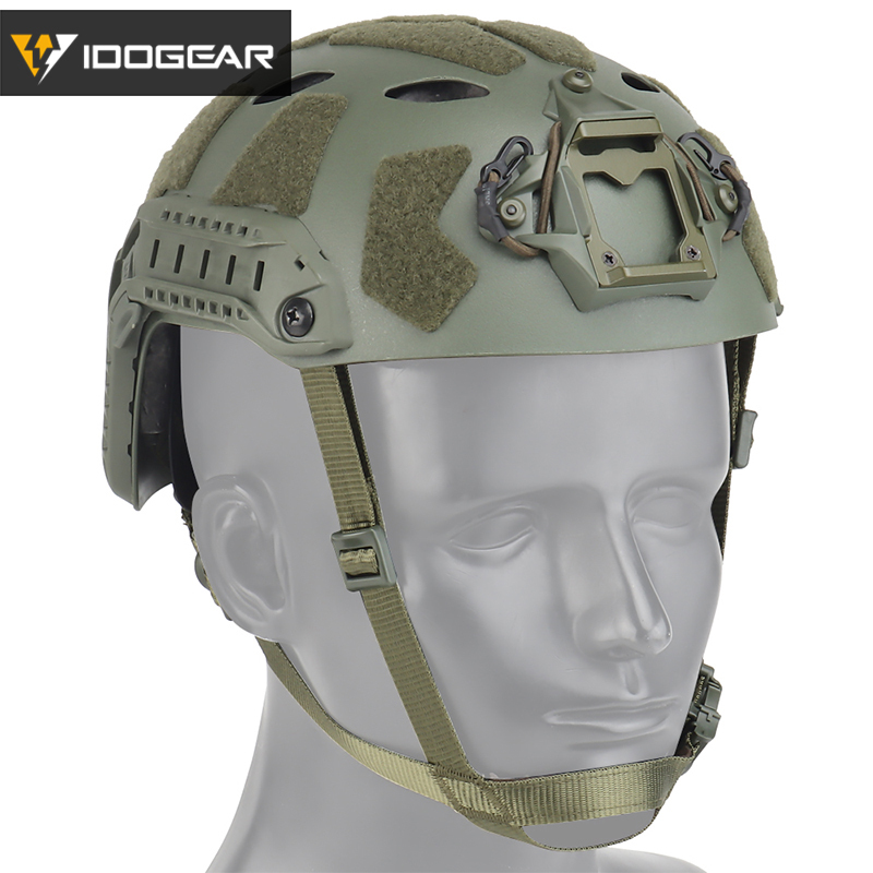 IDOGEAR Tactical Helmet SF Helmet Full Protective Version High-quality Multicam Combat Helmet 6802