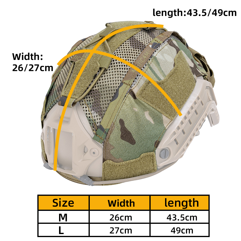 IDOGEAR SPORTS Helmet Cover For Tactical Helmet with NVG Battery Pouch Hunting Accessories 3812-IDOGEAR INDUSTRIAL