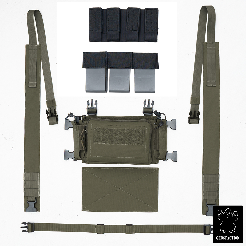 Ghost Action Chest Rig D3CRM 2.0 MK3 MK4 HSP Style Lightweight Multi-function 6304