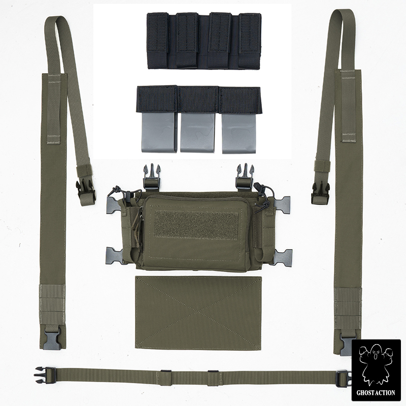 Ghost Action Chest Rig D3CRM 2.0 MK3 MK4 HSP Style Lightweight Multi-function 6304