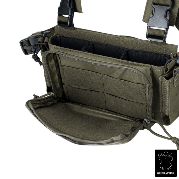Ghost Action Chest Rig D3CRM 2.0 MK3 MK4 HSP Style Lightweight Multi-function 6304