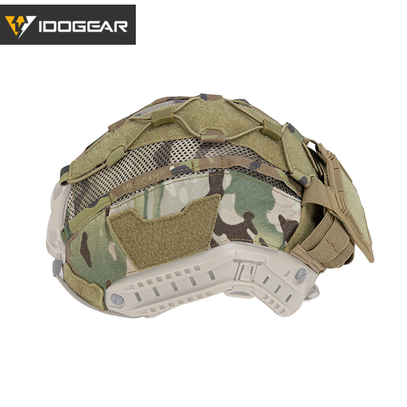 IDOGEAR SPORTS Helmet Cover For Tactical Helmet with NVG Battery Pouch Hunting Accessories 3812-IDOGEAR INDUSTRIAL