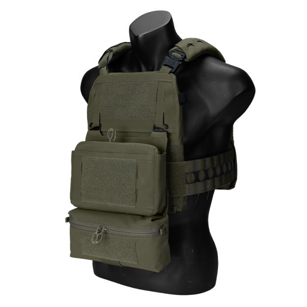Halloween Promotion | Ghost Action FCPC V5 Plate Carrier Set + DOPE Triple Mag Pouch+front Flap+insert Pouch Full Set
